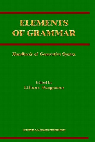 Book Elements of Grammar Liliane M. Haegeman