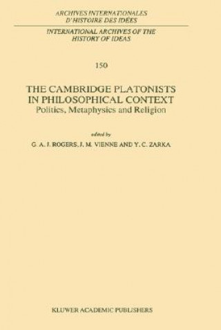 Kniha Cambridge Platonists in Philosophical Context G.A. Rogers