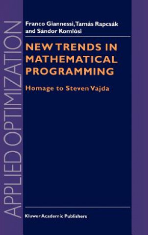 Boek New Trends in Mathematical Programming F. Giannessi