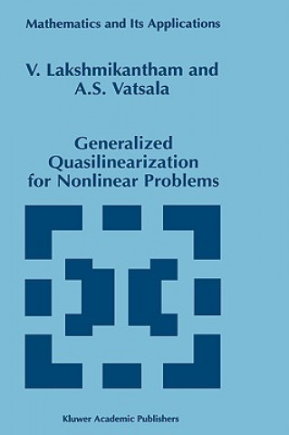 Knjiga Generalized Quasilinearization for Nonlinear Problems V. Lakshmikantham