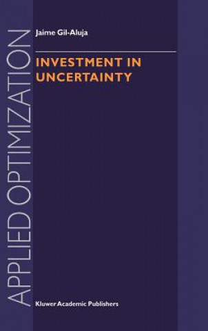 Livre Investment in Uncertainty Jaime Gil-Aluja