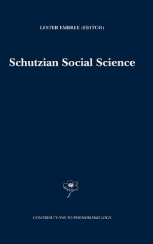 Kniha Schutzian Social Science Lester Embree