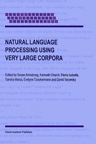 Kniha Natural Language Processing Using Very Large Corpora S. Armstrong