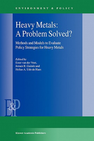 Kniha Heavy Metals: A Problem Solved? E. van der Voet