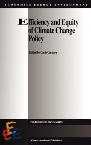Könyv Efficiency and Equity of Climate Change Policy C. Carraro