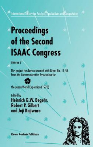 Carte Proceedings of the Second ISAAC Congress. Vol.1-2 Heinrich G.W. Begehr