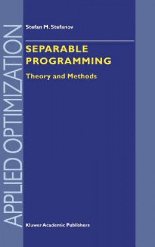 Könyv Separable Programming S.M. Stefanov