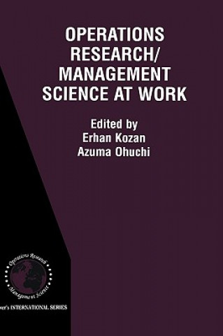 Kniha Operations Research/Management Science at Work Erhan Kozan