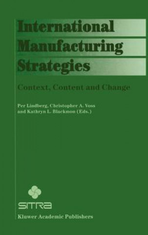 Kniha International Manufacturing Strategies Per Lindberg