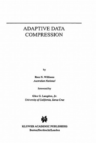 Könyv Adaptive Data Compression Ross N. Williams