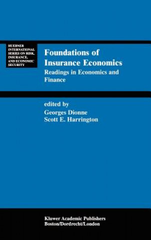 Kniha Foundations of Insurance Economics Georges Dionne