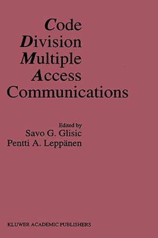 Carte Code Division Multiple Access Communications Savo G. Glisic