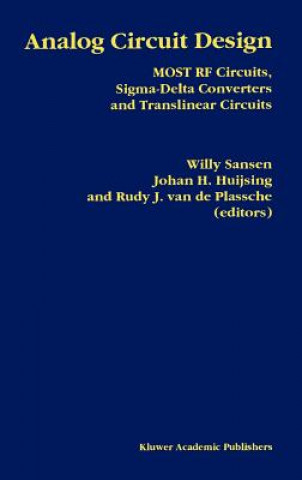 Könyv Analog Circuit Design Willy M. C. Sansen