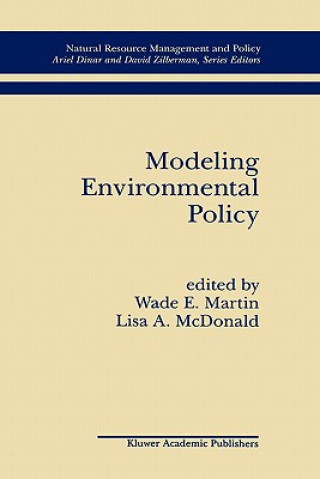 Book Modeling Environmental Policy Wade E. Martin