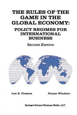 Livre Rules of the Game in the Global Economy Lee E. Preston