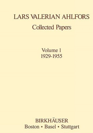 Kniha Collected Papers Volume 1 1929-1955 Lars V. Ahlfors