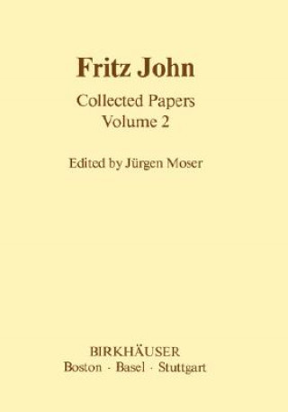 Kniha Fritz John Collected Papers Fritz John