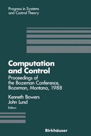 Könyv Computation and Control Kenneth L. Bowers