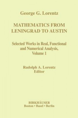 Knjiga Mathematics from Leningrad to Austin R. A. Lorentz
