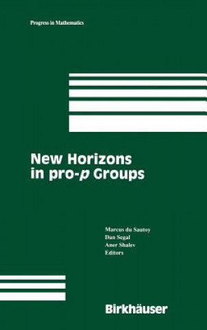 Kniha New Horizons in pro-p Groups Marcus du Sautoy