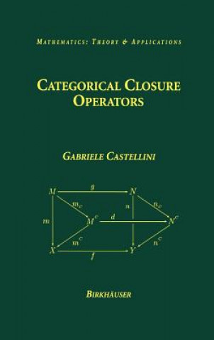 Kniha Categorical Closure Operators G. Castellini