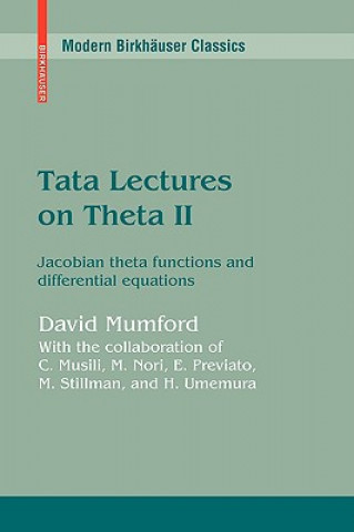 Carte Tata Lectures on Theta II David Mumford