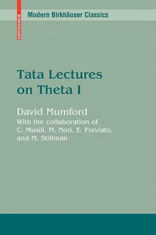 Buch Tata Lectures on Theta I David Mumford