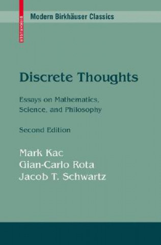 Kniha Discrete Thoughts Mark Kac
