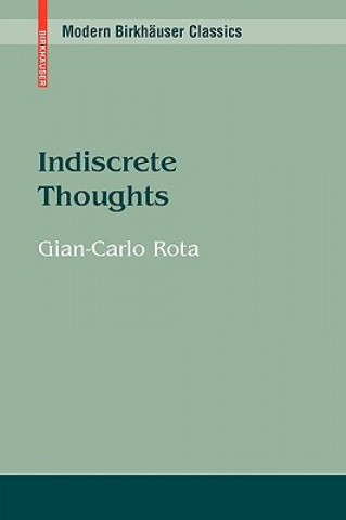 Carte Indiscrete Thoughts Gian-Carlo Rota