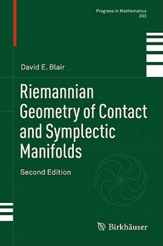 Książka Riemannian Geometry of Contact and Symplectic Manifolds David E. Blair