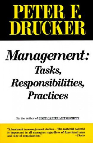 Kniha Management Peter F. Drucker