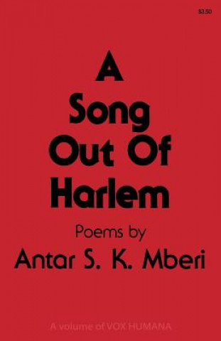 Kniha Song Out of Harlem Antar S. K. Mberi