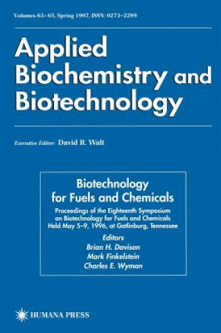 Könyv Biotechnology for Fuels and Chemicals Brian H. Davison