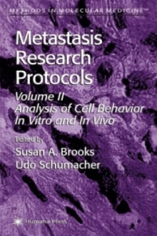 Kniha Metastasis Research Protocols Susan A. Brooks