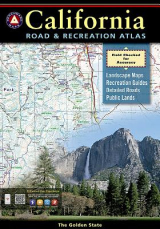 Kniha Road & Recreation Atlas California National Geographic Maps
