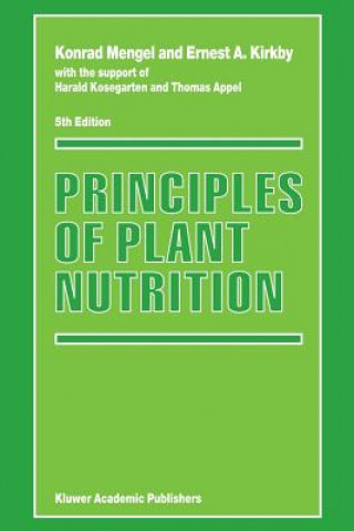 Kniha Principles of Plant Nutrition Konrad Mengel