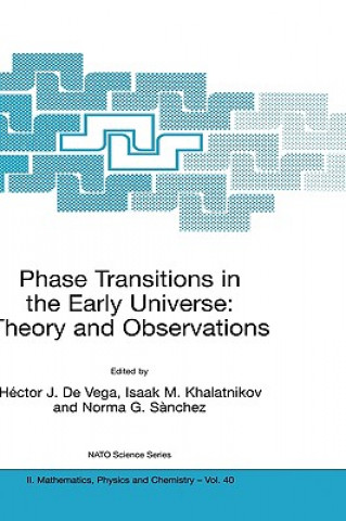 Könyv Phase Transitions in the Early Universe: Theory and Observations Héctor J. De Vega