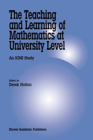 Könyv Teaching and Learning of Mathematics at University Level Derek Holton