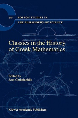 Carte Classics in the History of Greek Mathematics Jean Christianidis