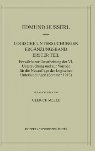 Könyv Logische Untersuchungen. Erganzungsband. Erster Teil Edmund Husserl