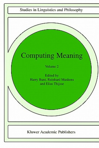 Knjiga Computing Meaning H. Bunt