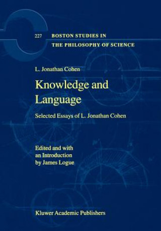 Kniha Knowledge and Language L. Jonathan Cohen