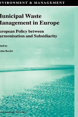 Carte Municipal Waste Management in Europe N. Buclet