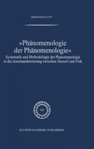 Knjiga Phanomenologie Der Phanomenologie Stefan Luft