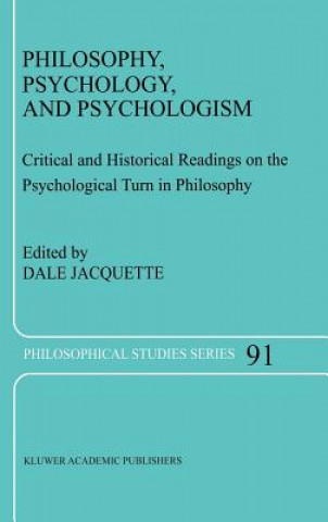 Buch Philosophy, Psychology, and Psychologism Dale Jacquette