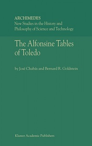 Kniha Alfonsine Tables of Toledo José Chabás