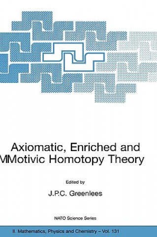 Buch Axiomatic, Enriched and Motivic Homotopy Theory J. P. C. Greenlees