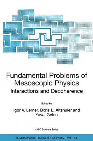 Livre Fundamental Problems of Mesoscopic Physics Igor V. Lerner