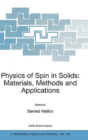 Livre Physics of Spin in Solids: Materials, Methods and Applications Samed Halilov