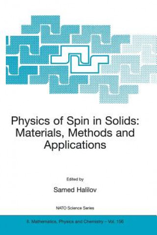 Könyv Physics of Spin in Solids: Materials, Methods and Applications Samed Halilov